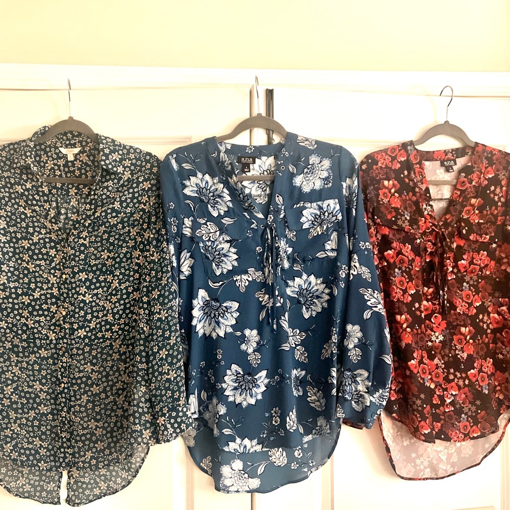 3 woman’s blouses